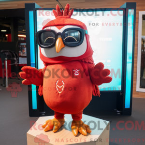 Red Owl maskotdraktfigur...