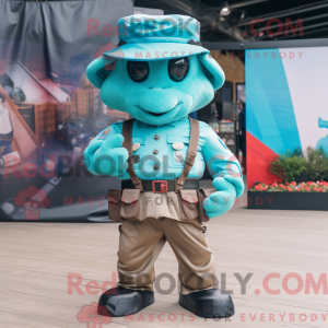 Turkis Commando maskot...
