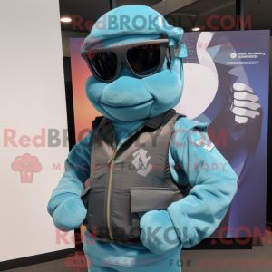Turkis Commando maskot...