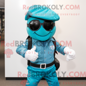 Turkis Commando maskot...