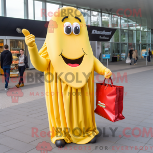 Personaggio mascotte giallo...