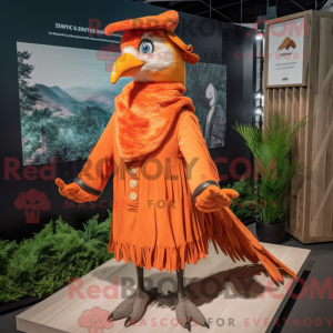 Orangefarbener...