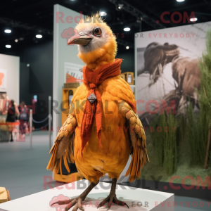 Orange Pheasant mascot...