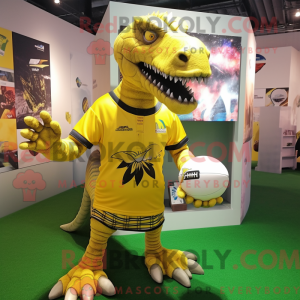 Personaggio mascotte giallo...