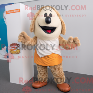 Tan Shepard S Pie mascot...