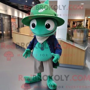 Green Stingray mascot...