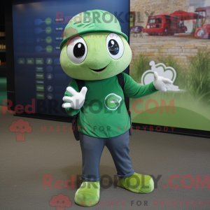 Green Stingray mascot...