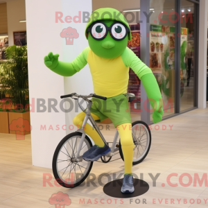 Oliven Unicyclist maskot...