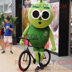 Olive Unicyclist mascot...