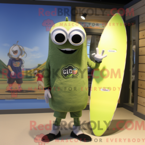 Olive Ice mascot costume...