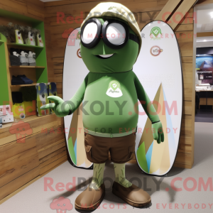 Olive Ice mascot costume...