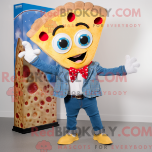 Pizza Slice maskot kostume...