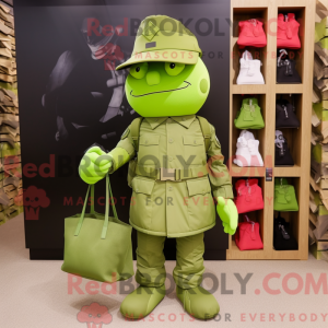 Lime Green Army Soldier...