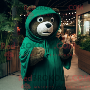 Forest Green Bear mascot...