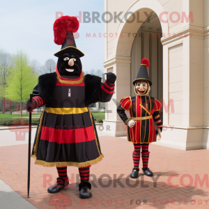Black Swiss Guard mascot...