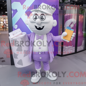 Lavendel is maskot kostume...