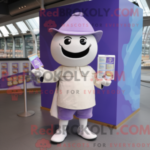 Lavendel is maskot kostume...
