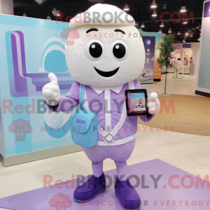 Lavender Ice Cream mascot...
