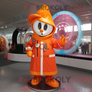 Orange Hourglass mascot...