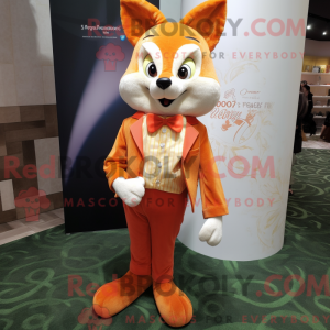 Orangefarbener...