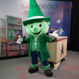 Green Magician mascot...