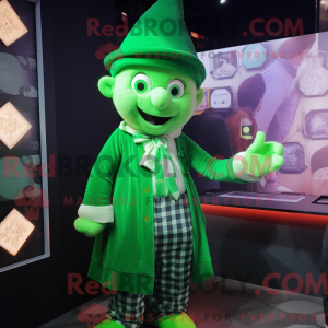 Green Magician mascot...