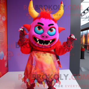 Demon mascot costume...