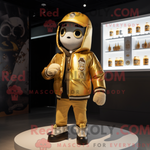 Disfraz de mascota Gold...