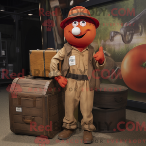 Rust Tomato maskot drakt...