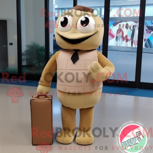 Beige Candy Box mascot...