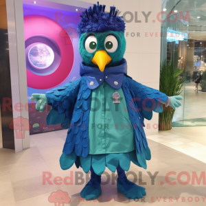 Påfugle maskot kostume...