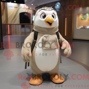 Disfraz de mascota pingüino...