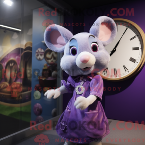 Purple Mouse mascot costume...