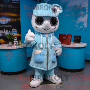 Postava maskota Sky Blue...