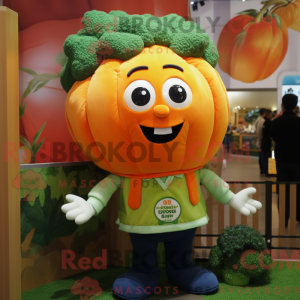 Orange Broccoli mascot...