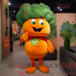 Orange Broccoli mascot...