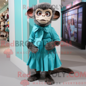 Blågrøn Capuchin Monkey...