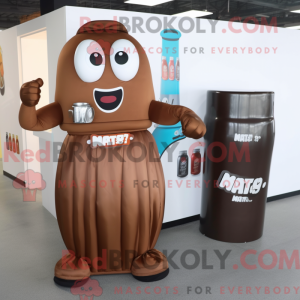 Brown Soda Can mascot...