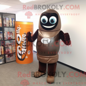 Brown Soda Can mascot...