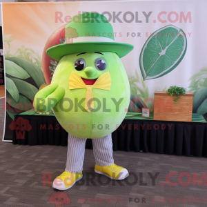 Grøn Grapefrugt maskot...