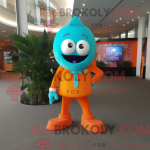 Turquoise Orange mascot...