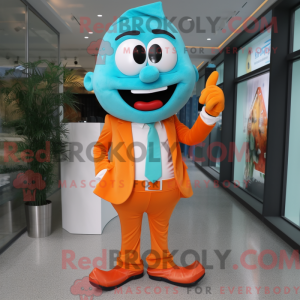 Turkis Orange maskot...
