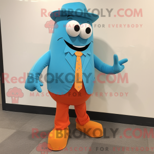 Turquoise Orange mascot...