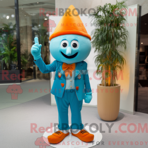 Turquoise Orange mascot...