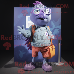 Maskottchenkostüm Purple...