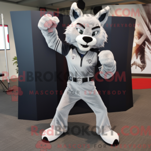 Solv Lynx-maskotdraktfigur...