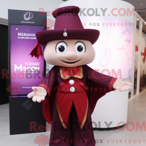 Maroon Magician mascot...