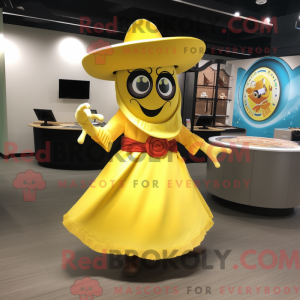Gul Fajitas maskot kostume...