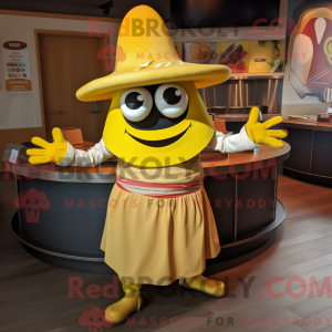 Gul Fajitas maskot kostume...