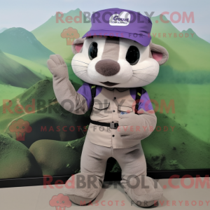 Lavender Ferret mascot...
